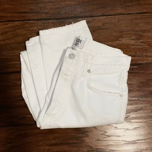 NWT Agolde Jamie White High Rise Jeans